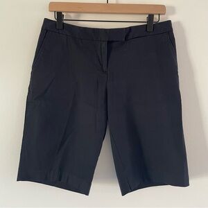 Minimalist Black Bermuda Shorts Women’s 6